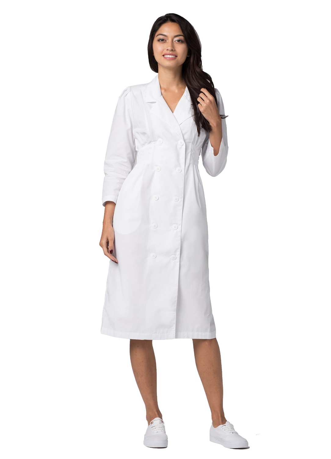 Women's fitted clearance lab coats